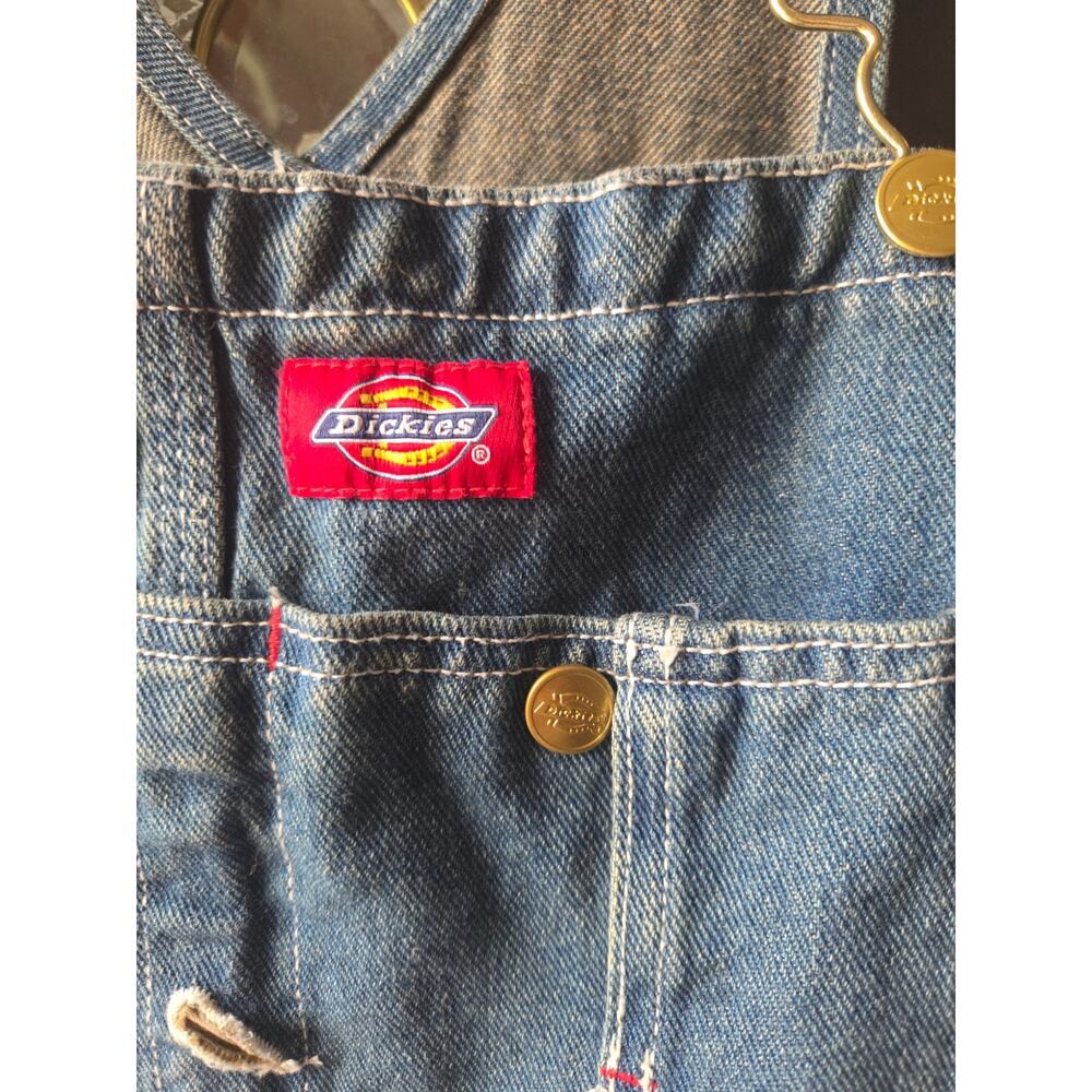 Dickie's Denim Overalls Men's Size
40W 30L Dark wash Oversized Cotton - Picture 4 of 10